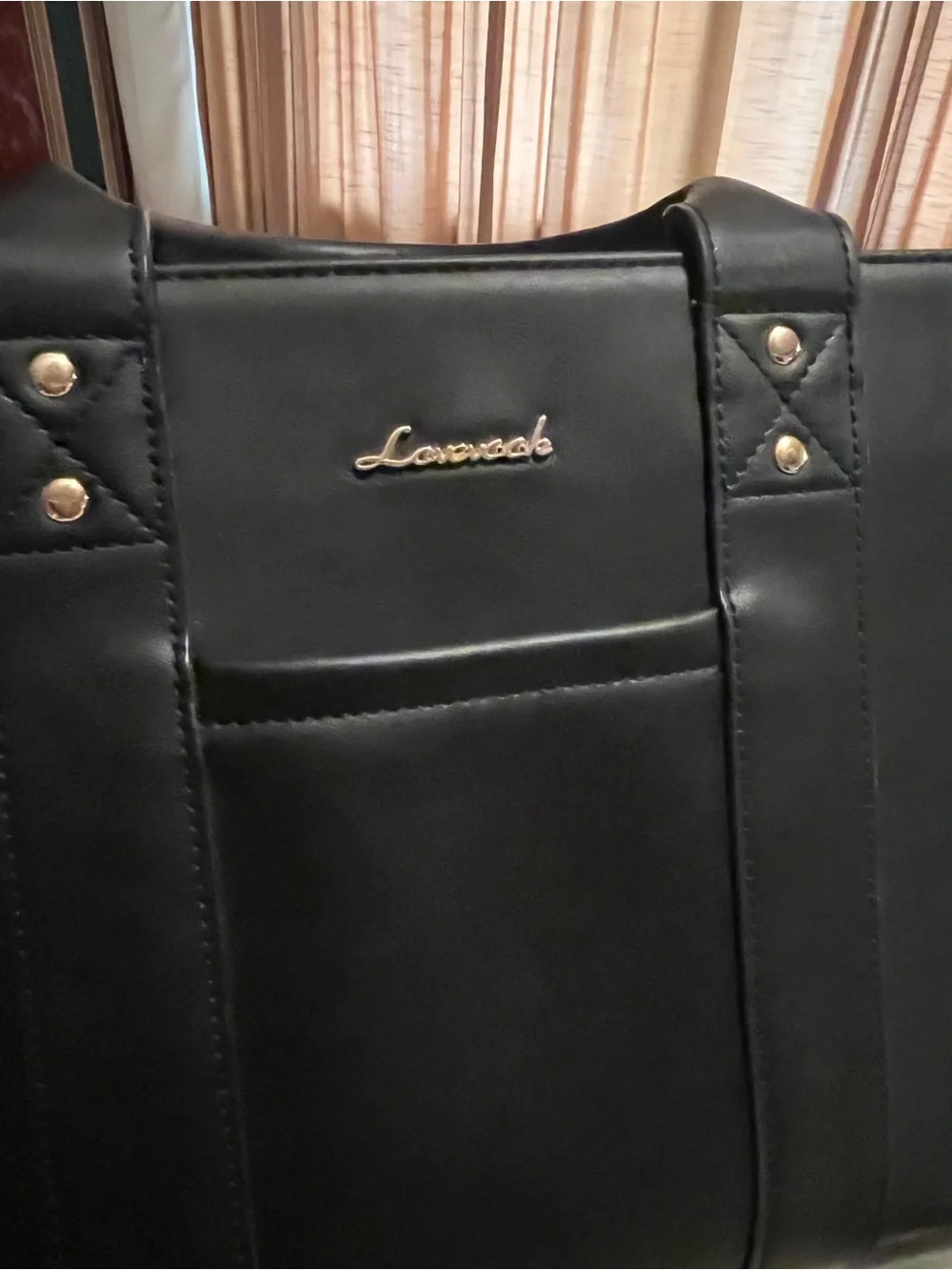 Lovevook Women’s Black Satchel Top Handle Zip, Detachable Strap, Pockets